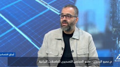 البحيرى يؤكد على أهمية إلغاء الجمارك والضرائب على مستلزمات التكنولوجية الزراعية