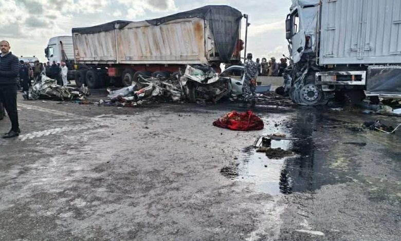 كارثة أول أيام رمضان: 18 وفاة في تصادم مروع على محور 30 يونيو جنوب بورسعيد