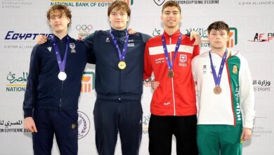 وزير الرياضة يهنئ اتحاد السلاح ببرونزية كأس العالم لسيف المبارزة للناشئين