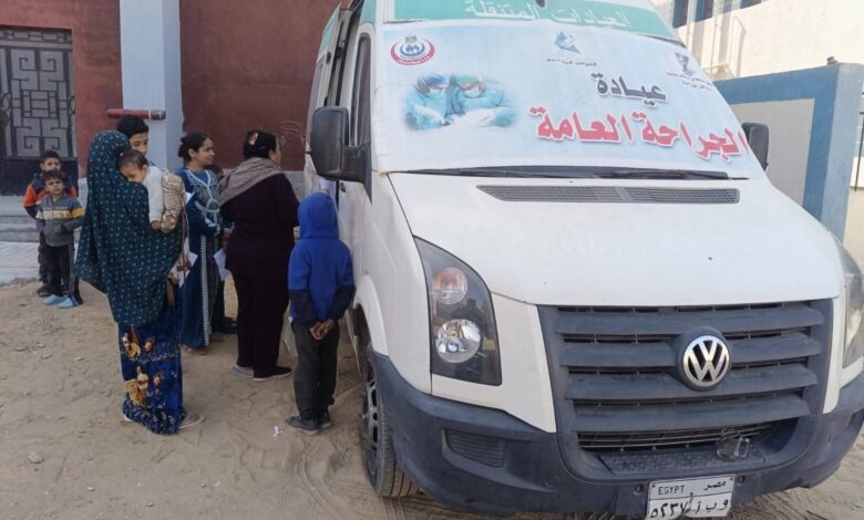صحة المنيا: تقديم خدمات طبية مجانية لـ6201 مواطن عبر 28 قافلة خلال يناير