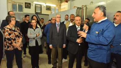 محافظ أسيوط يستكمل جولاته مع وفد الاتحاد الأوروبي