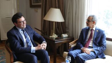 وزير الثقافة يلتقي المدير العام للمنظمة العربية للتربية والعلوم والثقافة