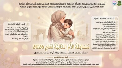 المنيا تفتح باب مسابقة «الأم المثالية» 2026
