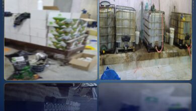 ضبط مصنع غير مرخص لإنتاج أسمدة مغشوشة بالمنوفية