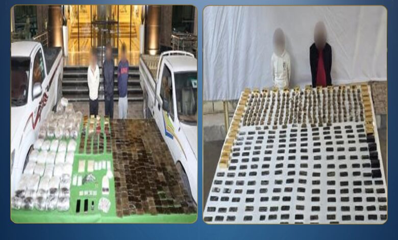 مصرع عنصرين خطر وضبط 750 كيلو مخدرات و49 سلاحًا بـ77 مليون جنيه