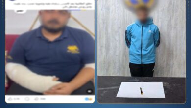 ضبط عامل تعدى على صاحب محل حلاقة وشقيقيه بسلاح أبيض في الطالبية