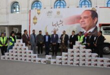 محافظ المنيا يتفقد قوافل «بشبابها عطاء» لدعم الأسر الأولى بالرعاية بـ1000 كرتونة