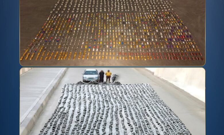 الداخلية تُحبط ترويج 3.5 طن حشيش وهيدرو بقيمة 240 مليون جنيه