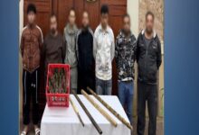 مشاجرة بزجاجات وعصي خشبية بسبب خلاف على ركن دراجة نارية بمدينة نصر وضبط المتهمين