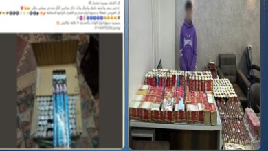 ​أمن المعلومات يضبط "تاجر ألعاب نارية" ببني سويف يروج لنشاطه عبر "السوشيال ميديا"