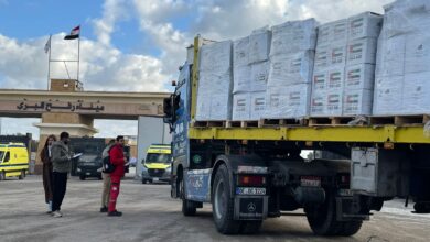 دعم إنساني متواصل: عبور 25 شاحنة مساعدات إماراتية عبر الأراضي المصرية