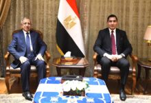 وزير الرياضة يلتقي رئيس الأكاديمية العربية للعلوم والتكنولوجيا