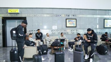 توافد بعثة الأهلي إلى مطار القاهرة للسفر لتونس