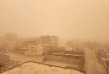 إغلاق ميناء العريش أمام حركة السفن بسبب عواصف ترابية في شمال سيناء