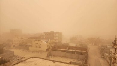 إغلاق ميناء العريش أمام حركة السفن بسبب عواصف ترابية في شمال سيناء