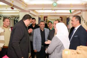 بالصور ايمن حافظ عفرة يشارك في حفل الافطار السنوي لادارة غرب طنطا التعليمية