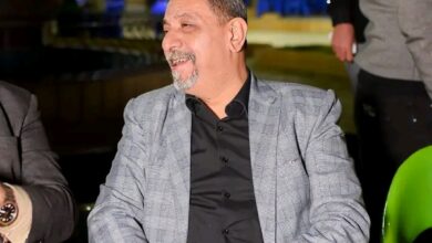 بالصور ايمن حافظ عفره يشارك في حفل الافطار السنوي لادارة غرب طنطا التعليمية