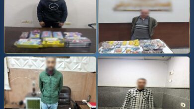 الداخلية : ضبط 8 ملايين قطعة ألعاب نارية بمختلف المحافظات.