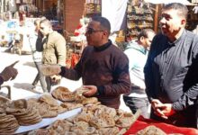 نائب محافظ المنيا يتفقد سوق الحبشي لمتابعة الحالة العامة والإشغالات والمخابز