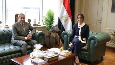 وزيرة الثقافة تبحث مع رئيس شركة العاصمة الإدارية تعزيز التعاون الثقافي والفني