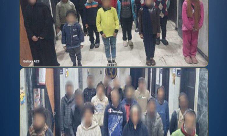 ضبط 26 متهمًا لاستغلال 36 طفلًا في التسول بالجيزة