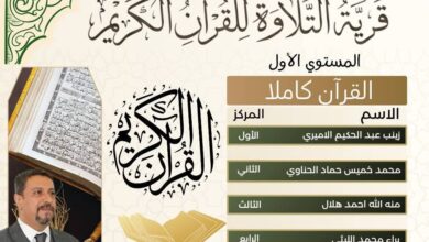 برعاية المهندس أيمن حافظ عفره.. إعلان نتيجة مسابقة "قرية التلاوة" للقرآن الكريم