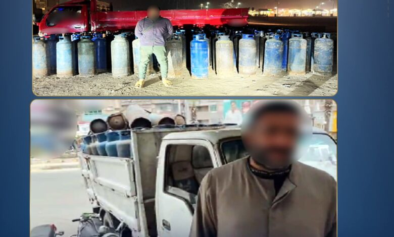 ضبط 709 أسطوانة بوتاجاز مدعمة قبل بيعها في السوق السوداء