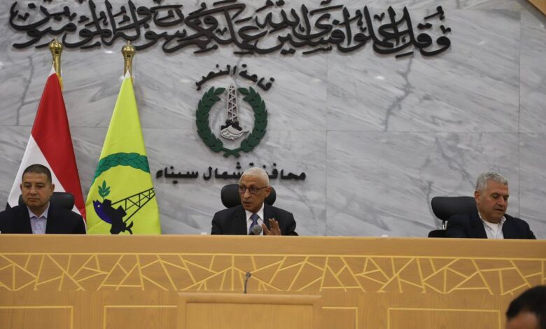 محافظ شمال سيناء يوقف «الأكشاك» مؤقتًا ويشدد: الرد على شكاوى المواطنين خلال 48 ساعة