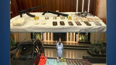 ضبط 2 طن مخدرات و90 سلاحًا ناريًا في حملات أمنية موسعة