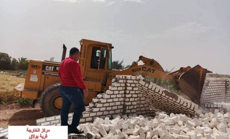 جهود مكثفة للوحدات المحلية بمراكز محافظة الوادي الجديد
