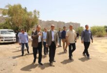 محافظ المنيا يتفقد تطوير إستاد المنيا الرياضي