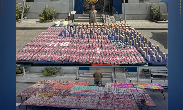 ضبط 3.5 مليون قطعة ألعاب نارية بحوزة عاطلين بالقاهرة