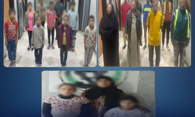 ضبط 10 متهمين لاستغلال الأطفال في التسول بالقاهرة