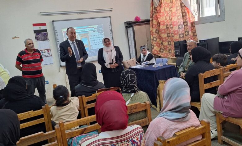  "عظمة وجلال مصر" ندوة موسعه بمدرسة مصطفى كامل بالزاوية 