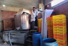 ضبط 3 أطنان لبن فاسد داخل مصنع غير مرخص بالقوصية في أسيوط