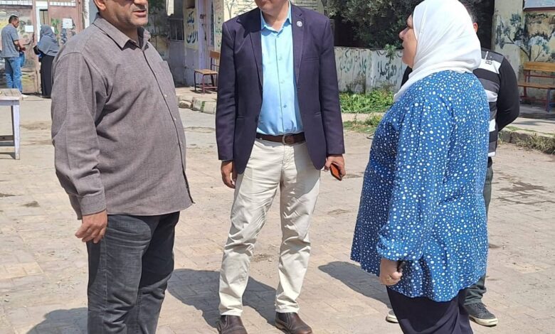 قيادات تعليم الزاوية تتابع استعدادات مدرسة محمد فريد الاعدادية بنات