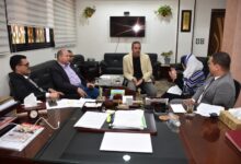 تنسيق مكثف بين مياه القليوبية والجهاز التنفيذي لدفع العمل بمشروعات المياه والصرف