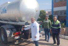 فودة يوجه بالدفع بسيارات مياه نقية بحدائق القناطر الخيرية لخدمة المواطنين