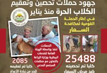 تحصين وتعقيم آلاف الكلاب ضمن حملة قومية لمكافحة السعار