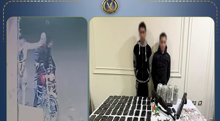كشف ملابسات فيديو تعدٍ بدمياط.. وضبط المتهمين بحوزتهما مخدرات وأسلحة نارية