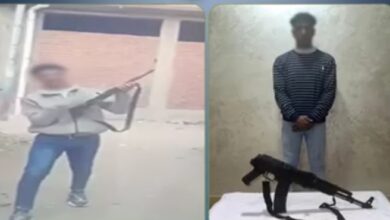 كشف ملابسات تداول مقطع فيديو لشخص يحمل سلاحًا ناريًا بالدقهلية