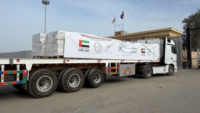 وكالة الإمارات للمساعدات الدولية تقود قافلة دعم طبي جديدة إلى قطاع غزة