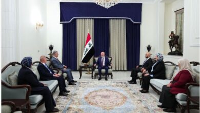رئيس العراق يؤكد أهمية التنسيق بين القوى الوطنية لدعم السلطة التشريعية