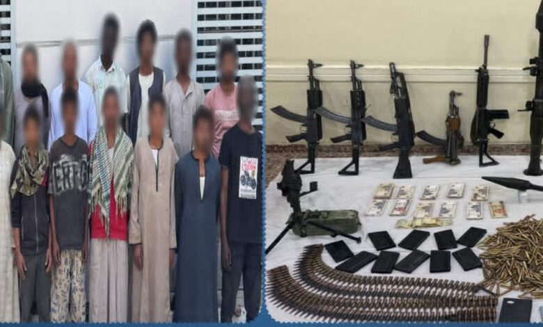 ضبط تشكيل عصابي للتنقيب عن الذهب بقنا