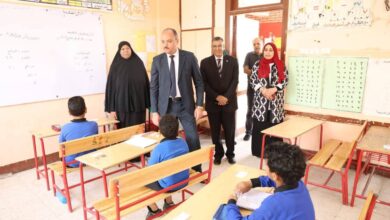 نائب محافظ الوادي الجديد يتفقد لجان امتحانات النقل بالخارجة