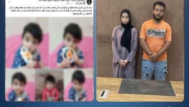 حبس متهمين بعد إلقاء طفلة بالطريق العام في أبو النمرس