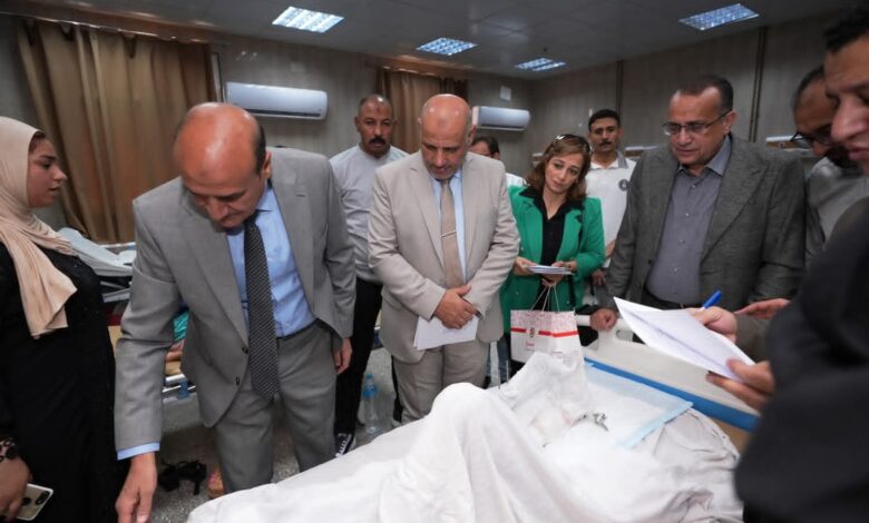 محافظ أسيوط يشارك المرضى فرحة عيد الأضحى داخل مستشفى الإصابات الجامعي
