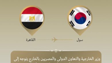 وزير الخارجية يتوجه إلى سول للمشاركة في الاجتماع الوزاري الكوري الأفريقي