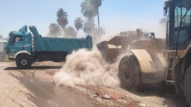 رفع 828 طن مخلفات خلال حملات نظافة مكثفة بأسيوط في رابع أيام العيد