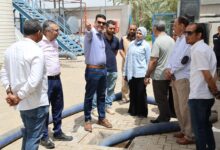 فودة يتابع تطوير محطة مياه نوب طحا بالقليوبية
